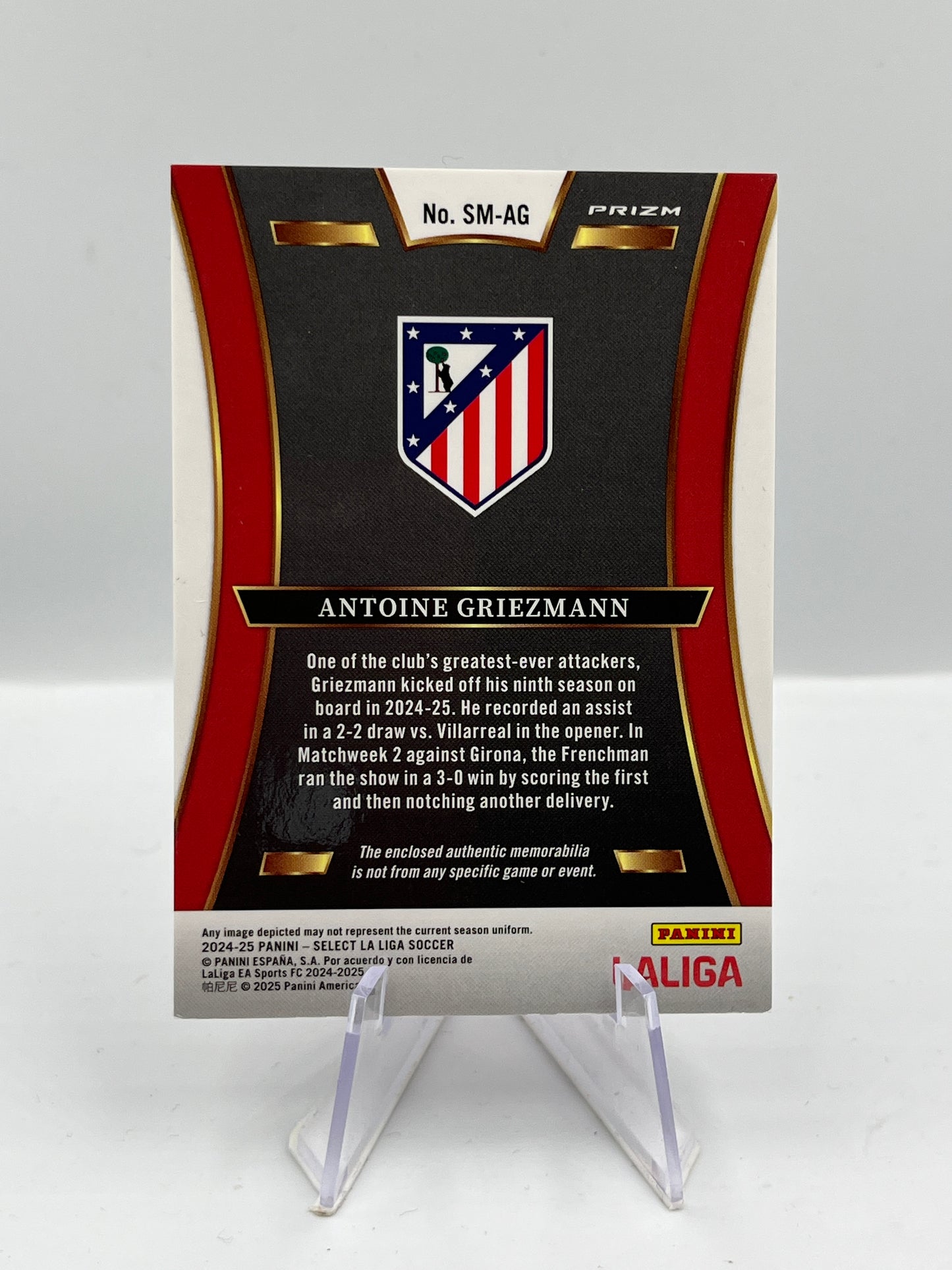 Antoine Griezmann - Atletico Madrid - Player Worn Relic - #SM-AG
