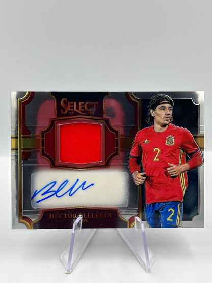 Panini Select Soccer 17/18 Hector Bellerin Spanien Auto Relic 183/299 #JA-HB