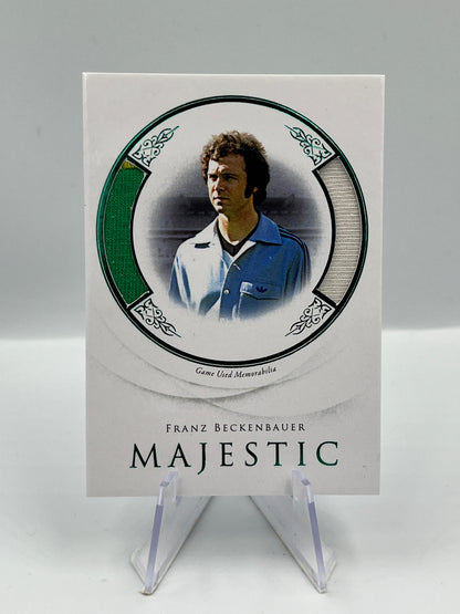 Futera Unique 2022 Franz Beckenbauer Deutschland Game Worn Relic 13/15 #MJ02
