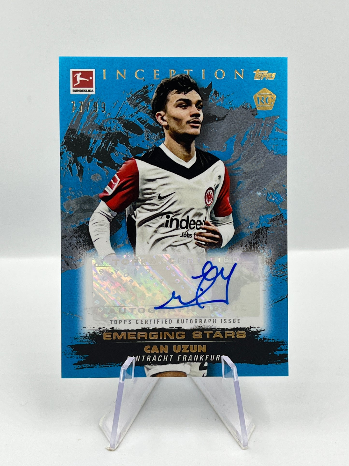 Topps Inception Bundesliga 24/25 Can Uzun Eintracht Frankfurt Autograph RC 77/99