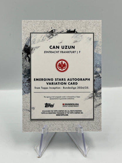 Topps Inception Bundesliga 24/25 Can Uzun Eintracht Frankfurt Autograph RC 77/99