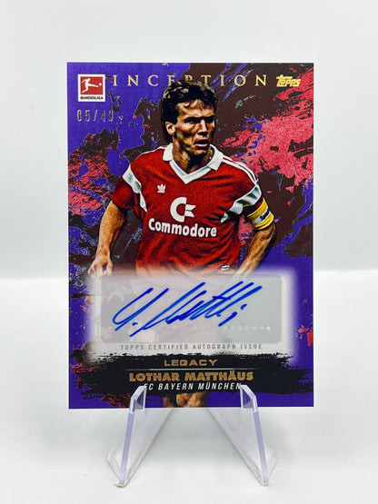 Topps Inception Bundesliga 24/25 Lothar Matthäus Bayern München Autograph 05/49