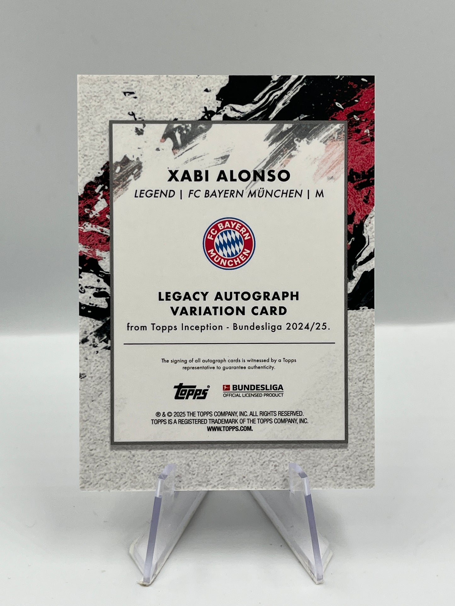 Topps Inception Bundesliga 24/25 Xabi Alonso Bayern München Autograph 17/25