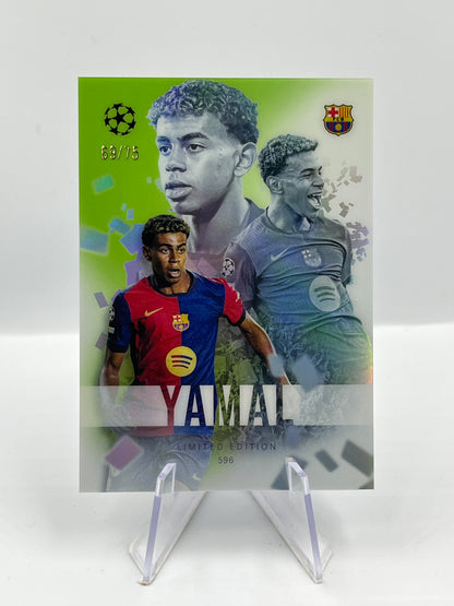 Topps Total Football 24/25 Lamine Yamal Barcelona Limited Edition 69/75