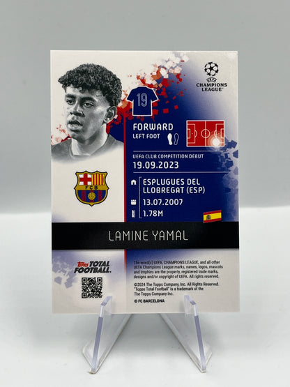 Topps Total Football 24/25 Lamine Yamal Barcelona Limited Edition 69/75