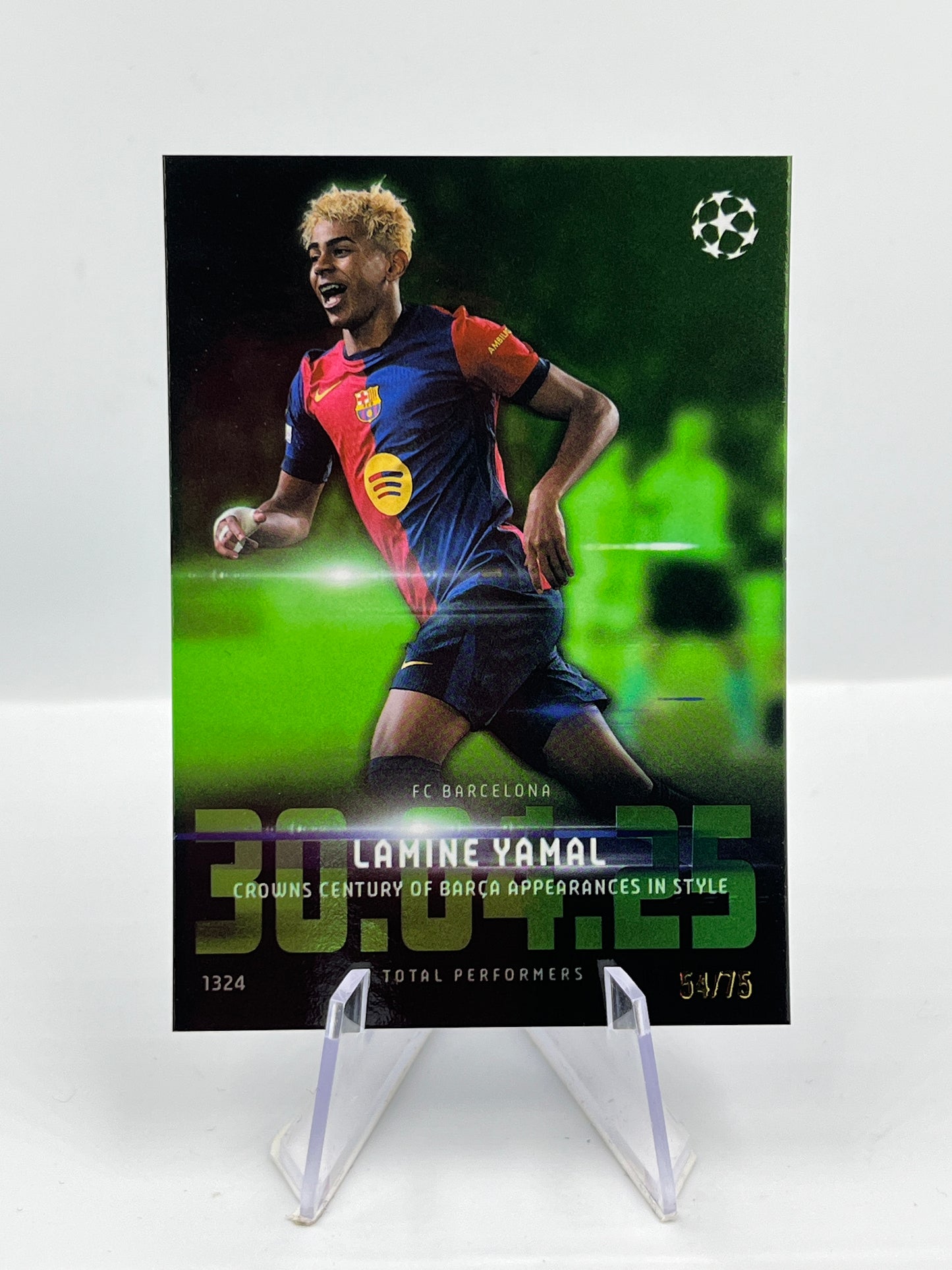 Topps Total Football 24/25 Lamine Yamal Barcelona Total Performers 54/75