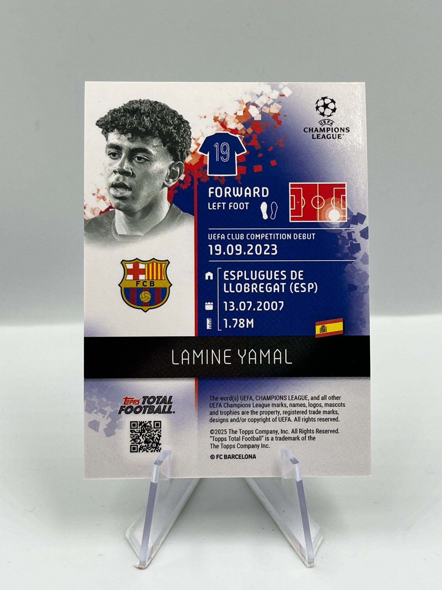 Topps Total Football 24/25 Lamine Yamal Barcelona Total Performers 54/75