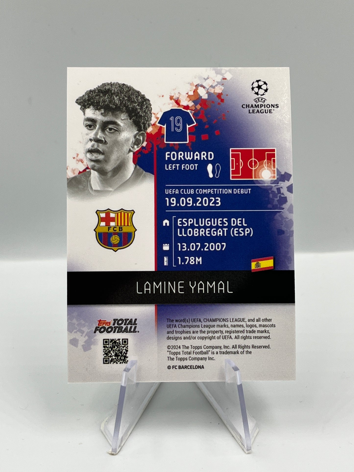 Topps Total Football 24/25 Lamine Yamal Barcelona Box Office 59/75