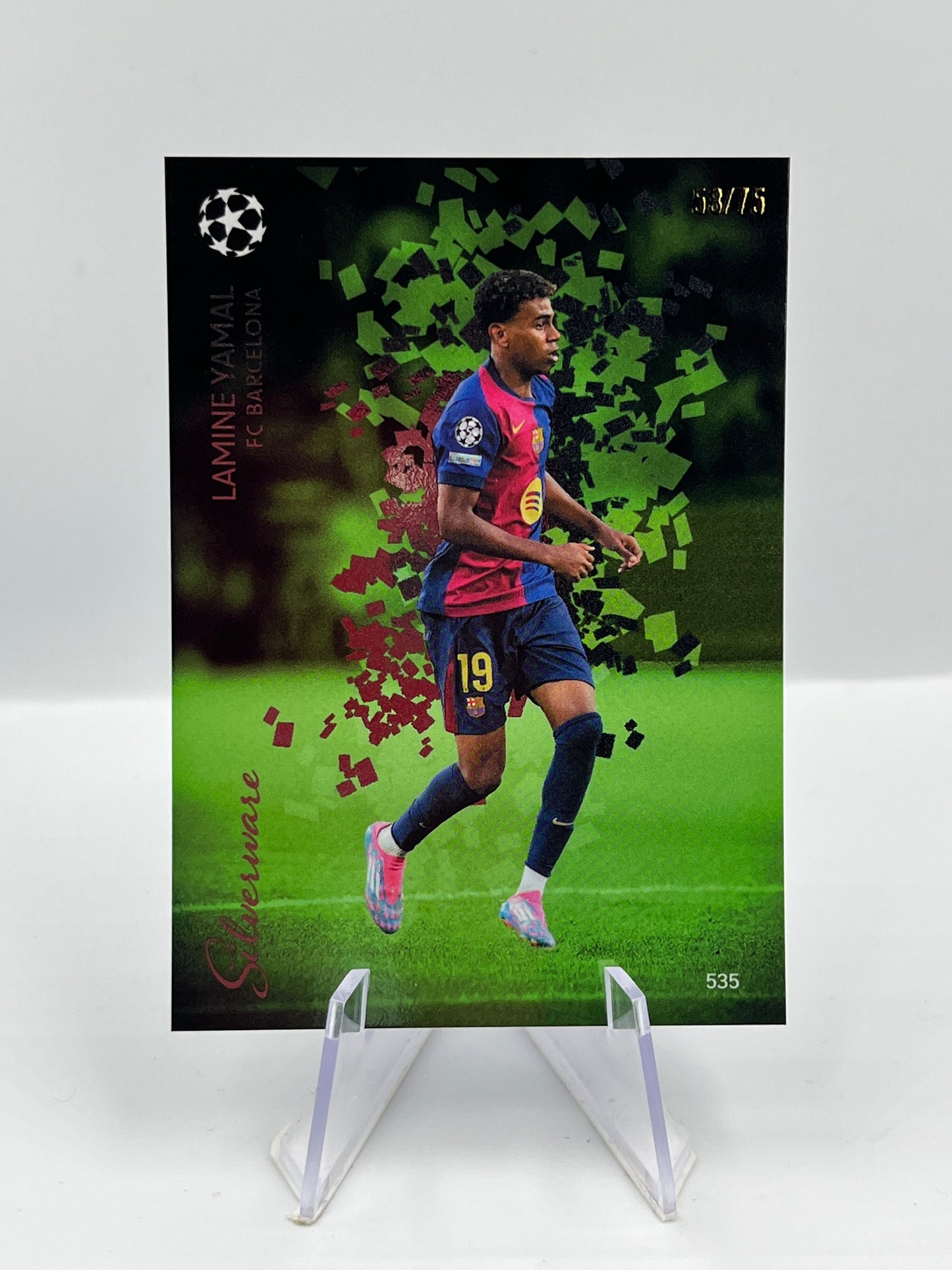 Topps Total Football 24/25 Lamine Yamal Barcelona Silverware 58/75