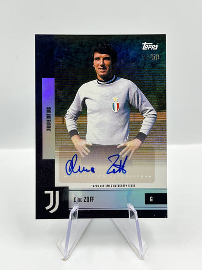 Topps Juventus 25/26 Dino Zoff Gold Autograph 03/50 #BA-DZ