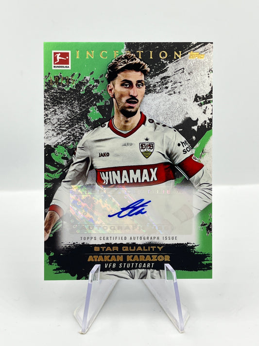 Topps Inception Bundesliga 24/25 Atakan Karazor VFB Stuttgart Autograph 19/75