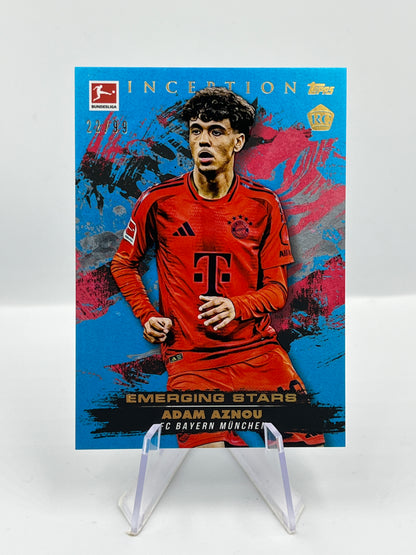 Topps Inception Bundesliga 24/25 Adam Aznou Bayern München Emerging Stars RC 22/99