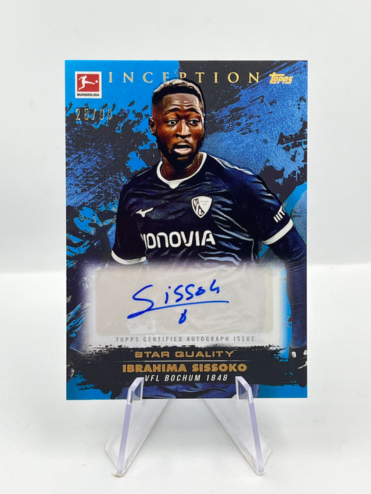 Topps Inception Bundesliga 24/25 Ibrahima Sissoko VFL Bochum Autograph 25/99