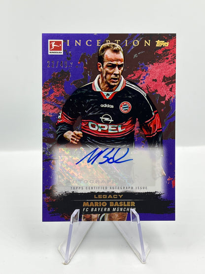 Topps Inception Bundesliga 24/25 Mario Basler Bayern München Autograph 22/49