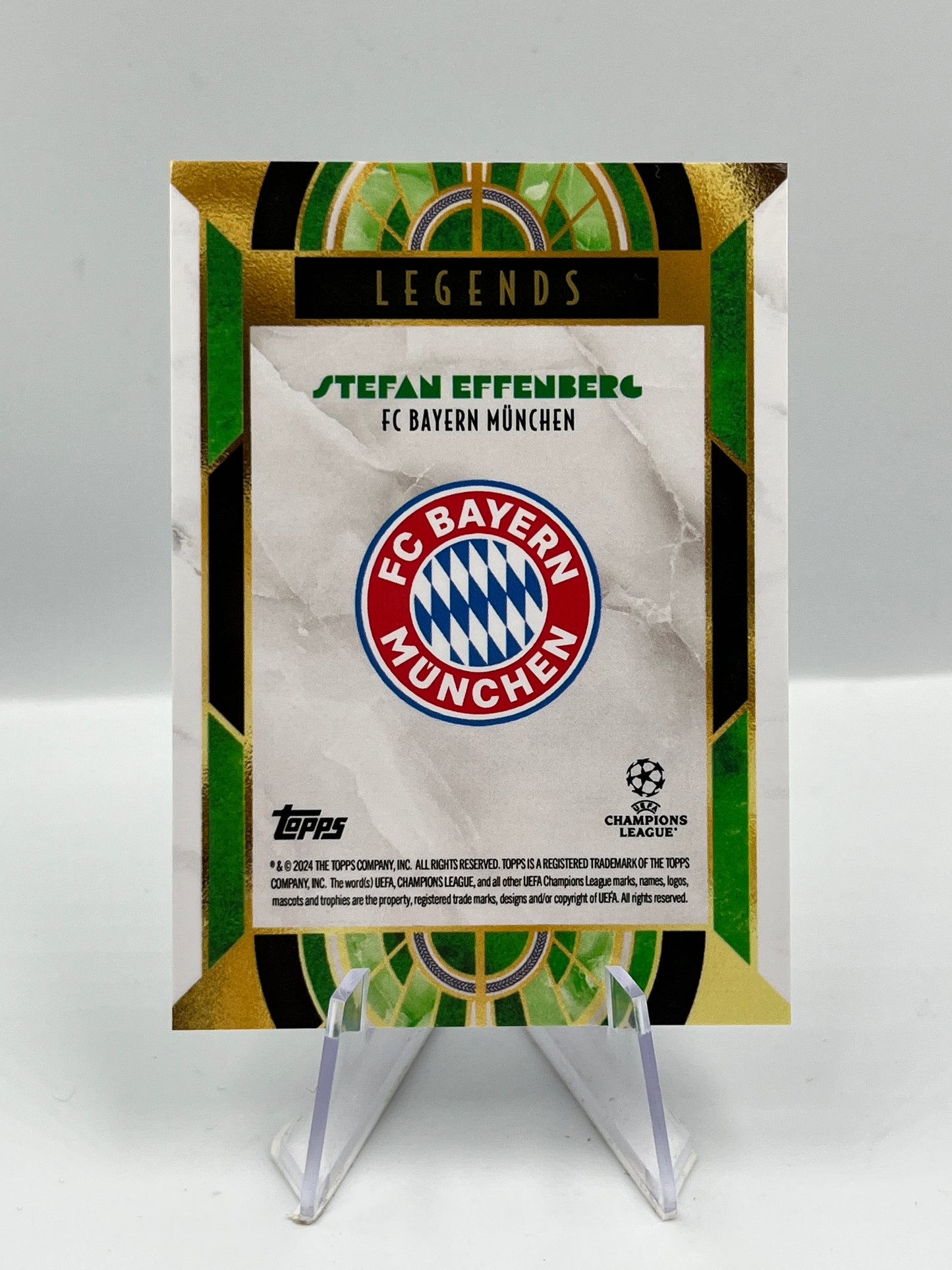 Topps Deco UCC 24/25 Stefan Effenberg Bayern München Legend Auto 80/99