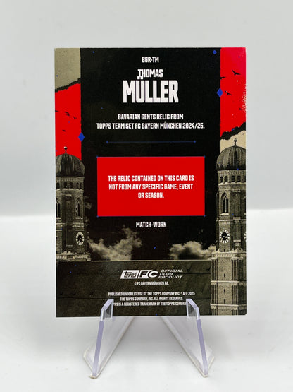 Topps Bayern 24/25 Thomas Müller Match Worn Relic 228/250 #BGR-TM