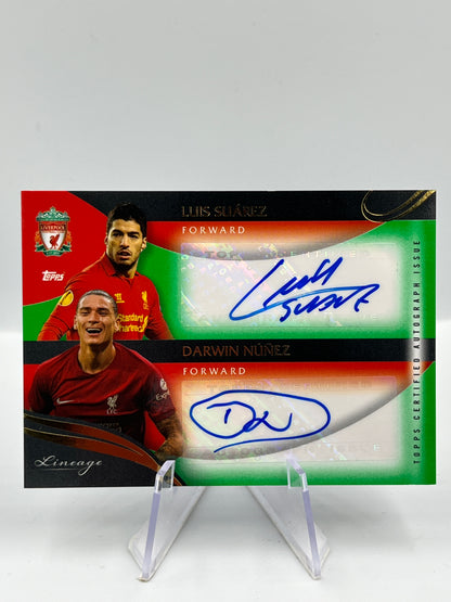 Luis Suarez/Darwin Nunez - Liverpool - Dual Autograph - 37/50 - #AU-SN