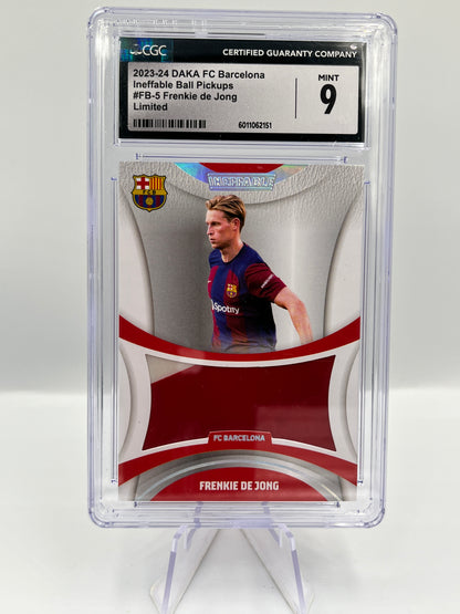 Frankie De Jong - Barcelona - Ball Relic - 11/19 - CGC9 - #FB-5