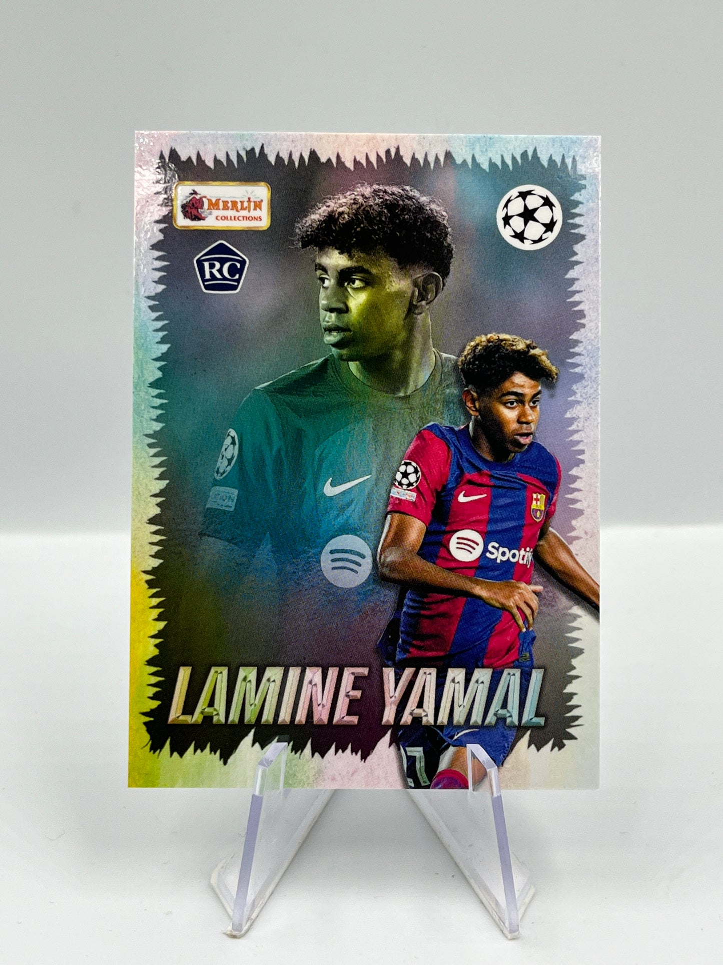 Topps Merlin Heritage 23/24 Lamine Yamal Barcelona Young Guns RC #134