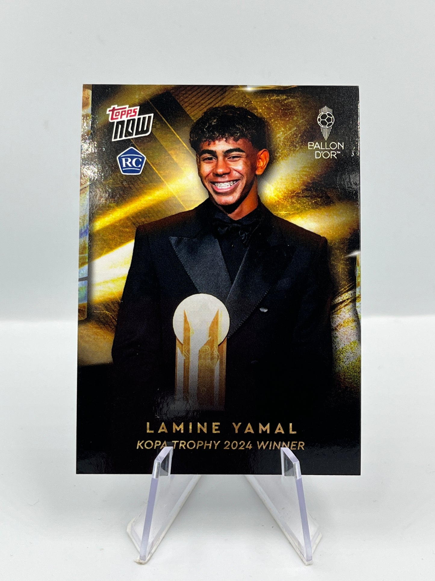 Topps Now 2024 Lamine Yamal Barcelona Kopa Trophy 2024 Winner RC