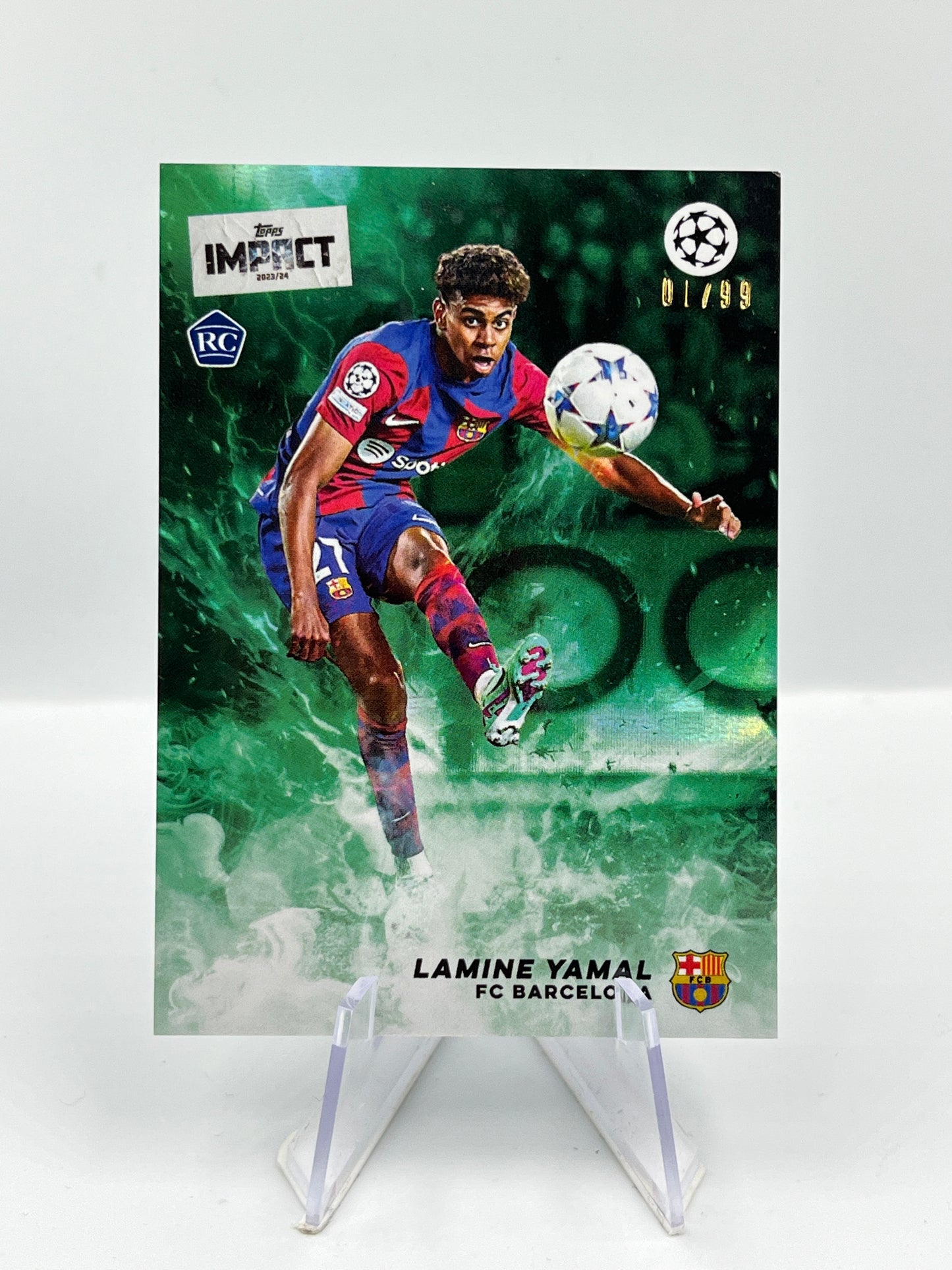 Topps Impact 23/24 Lamine Yamal Barcelona RC 01/99