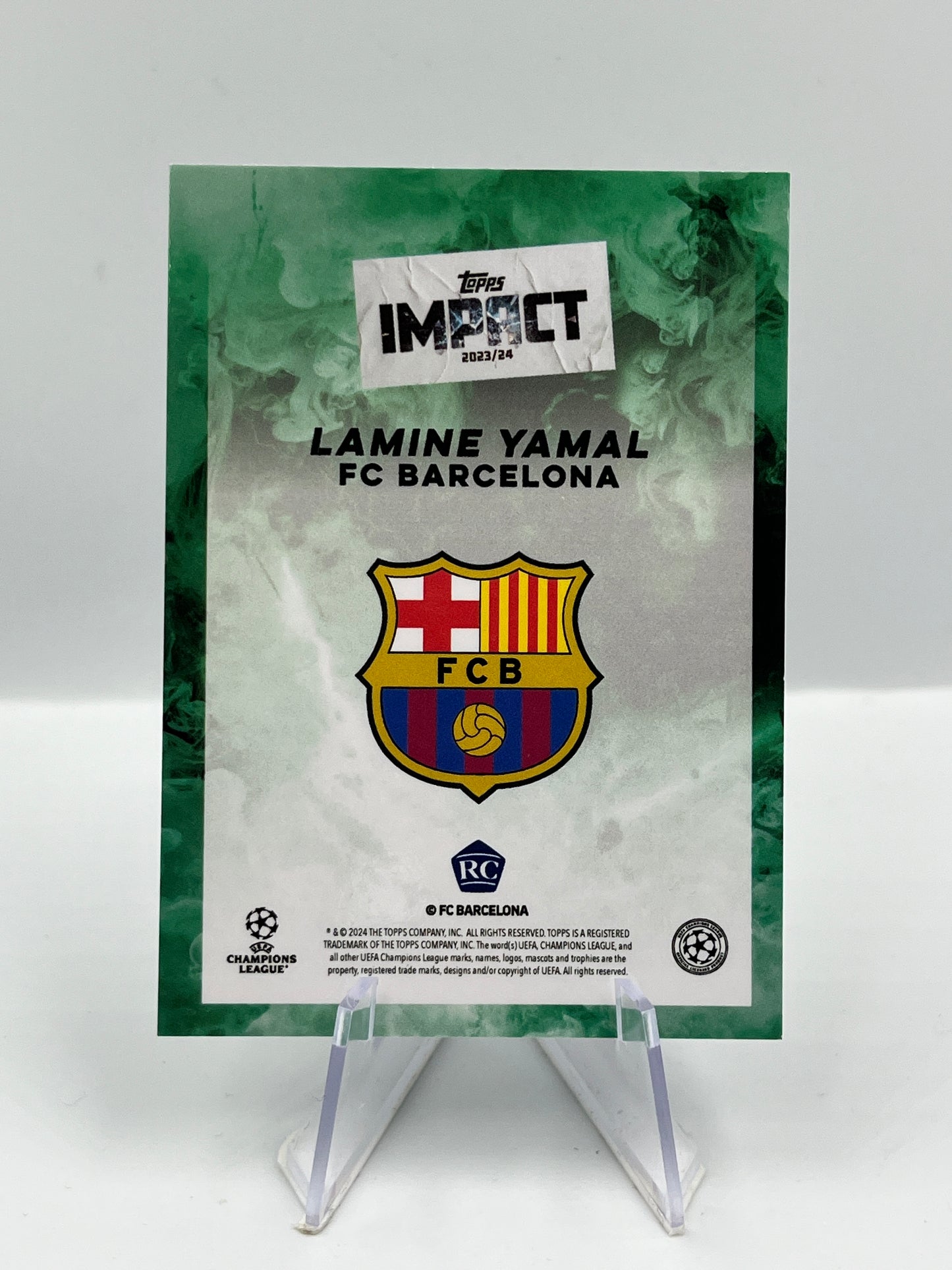 Topps Impact 23/24 Lamine Yamal Barcelona RC 01/99