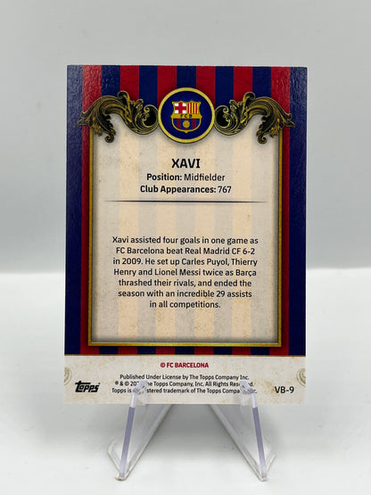 Topps Barclona 23/24 Xavi Vintage Barca 08/10 #VB-9