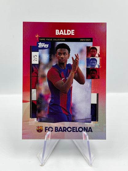 Topps Focus Barcelona 23/24 Alejandro Balde Focus Collection 2/5