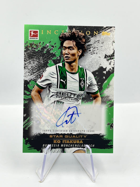 Topps Inception Bundesliga 24/25 Ko Itakura Mönchengladbach Autograph 10/75