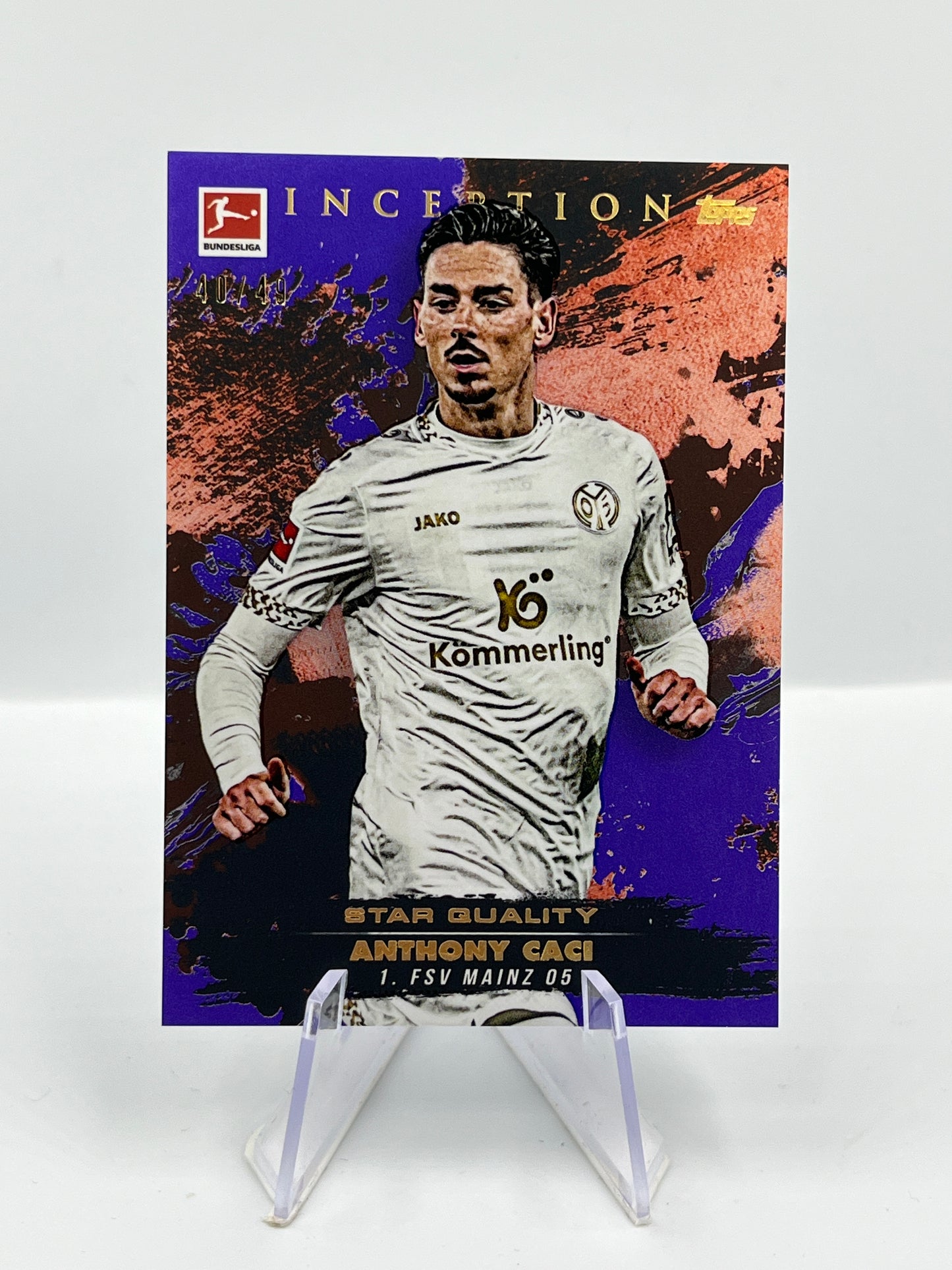 Topps Inception Bundesliga 24/25 Anthony Caci Mainz 05 Star Quality 40/49