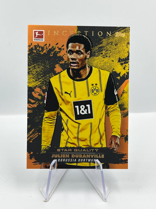 Topps Inception Bundesliga 24/25 Julien Duranville Borussia Dortmund Star Quality 12/25