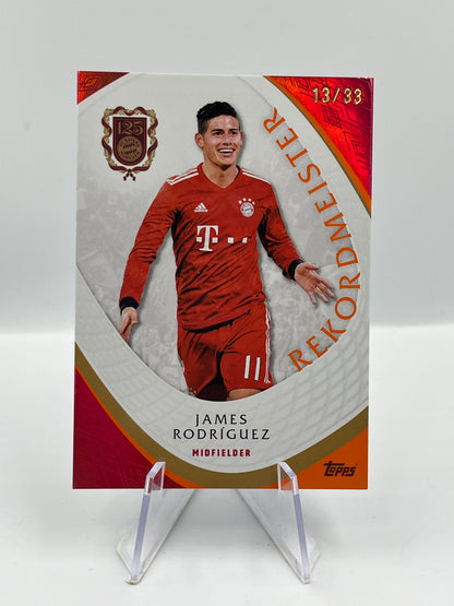 Topps 125 Jahre Bayern München James Rodriguez Rekordmeister 13/33 #RM-23