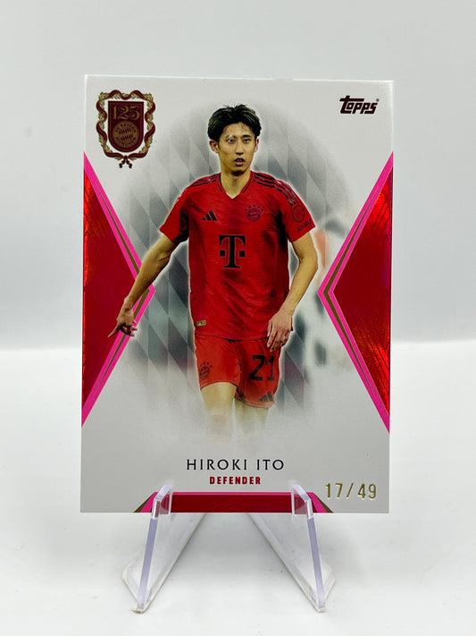 Topps 125 Jahre Bayern München Hiroki Ito First Team 17/49 #FT-7