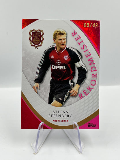 Topps 125 Jahre Bayern München Stefan Effenberg Rekordmeister 05/49 #RM-5
