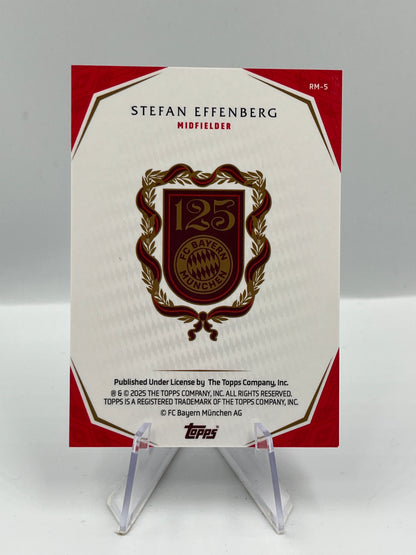 Topps 125 Jahre Bayern München Stefan Effenberg Rekordmeister 05/49 #RM-5