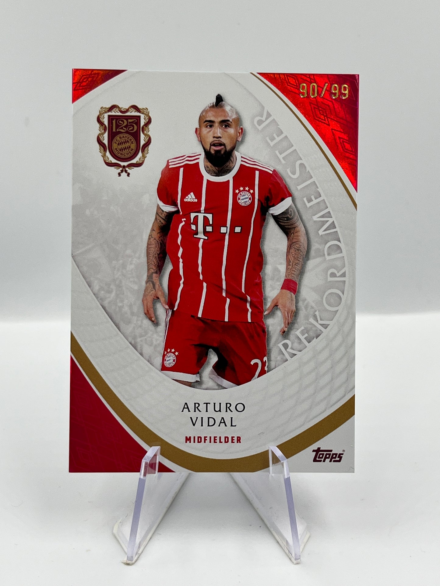 Topps 125 Jahre Bayern München Arturo Vidal Rekordmeister 90/99 #RM-14
