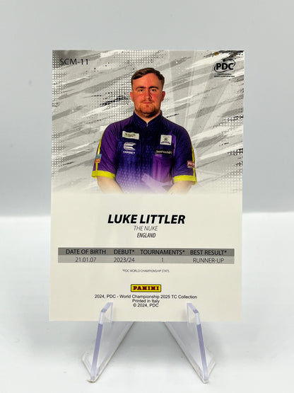 Panini 1st Edition 2025 Luke Littler Scoring Machine #SCM-11