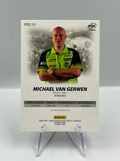 Panini 1st Edition 2025 Michael Van Gerwen #PDC-51