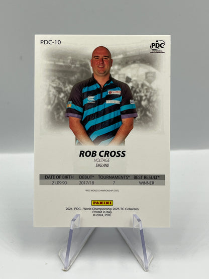 Panini 1st Edition 2025 Rob Cross Pink Parallel #PDC-10