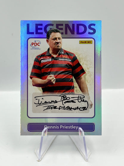 Panini 1st Edition 2025 Dennis Priestley Legends Autograph 70/75 #AULEG-09