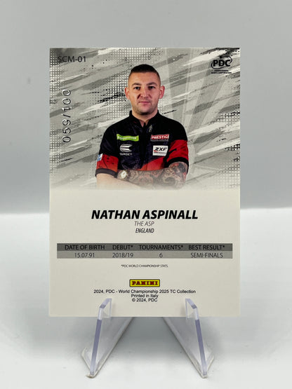 Panini 1st Edition 2025 Nathan Aspinall Scoring Machine 059/100 #SCM-01