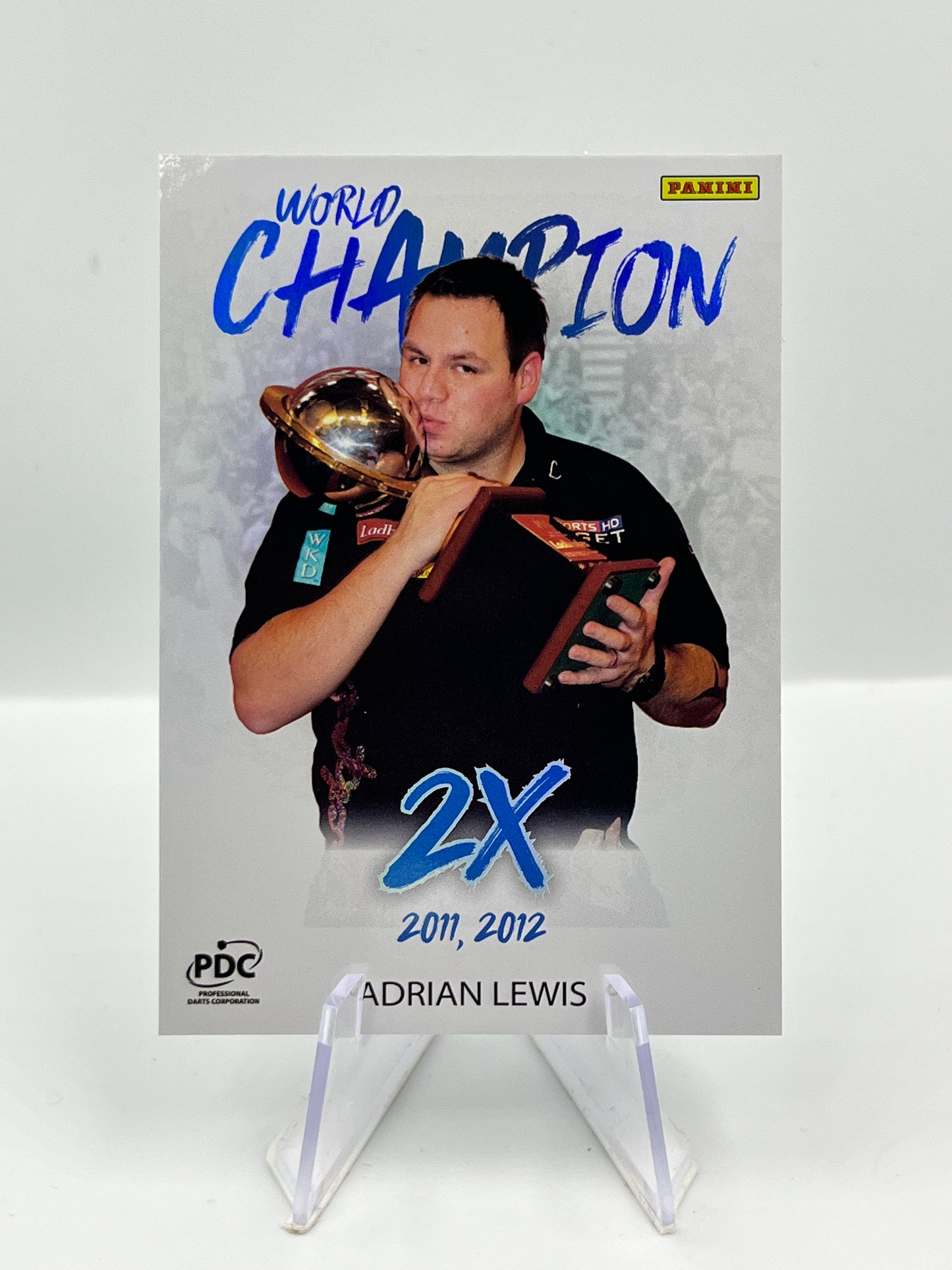 Panini 1st Edition 2025 Adrian Lewis World Champion 053/100 #Champ-05