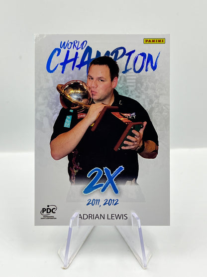 Panini 1st Edition 2025 Adrian Lewis World Champion 053/100 #Champ-05