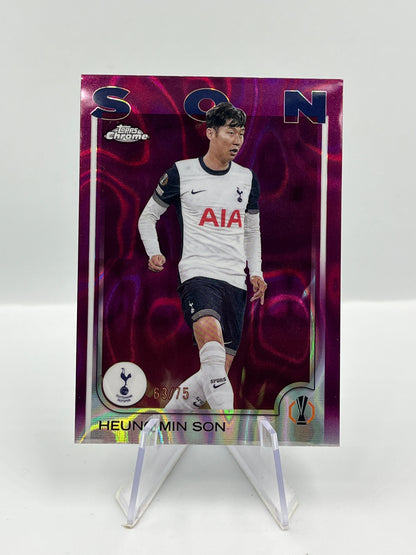 Topps Chrome UCC 24/25 Heung-Min Son Tottenham 63/75 #68