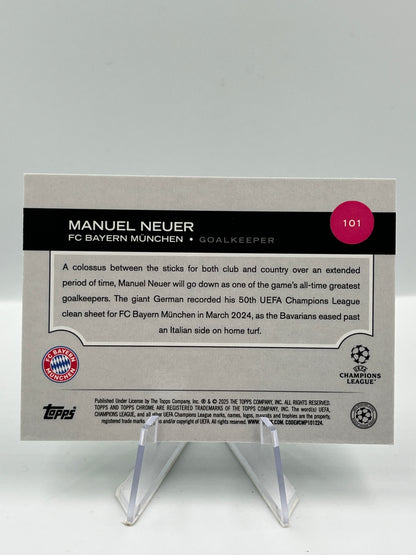 Topps Chrome UCC 24/25 Manuel Neuer Bayern München 31/99 #101