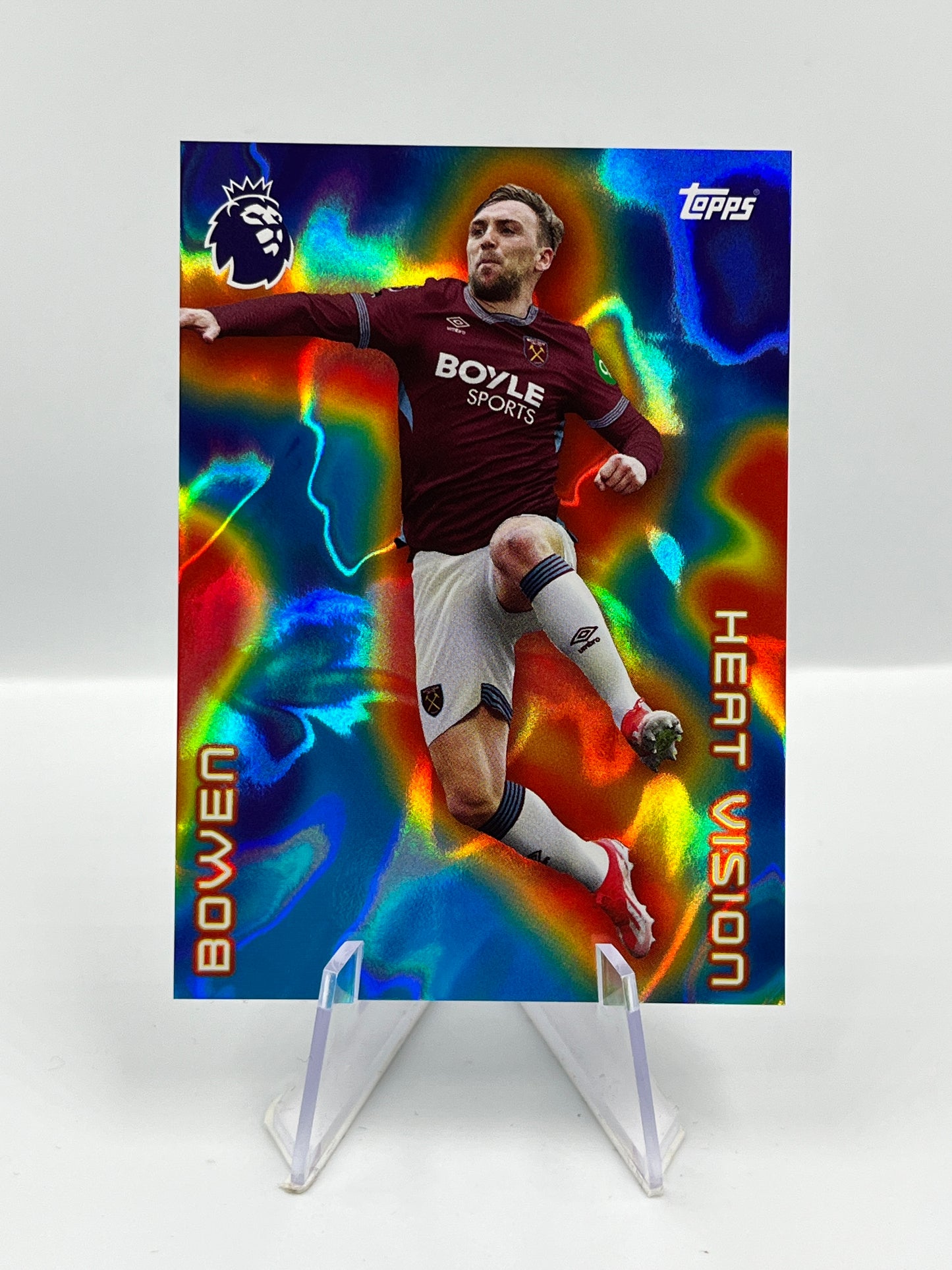 Topps Premier League 25/26 Jarrod Bowen West Ham Heat Vision #HV-17