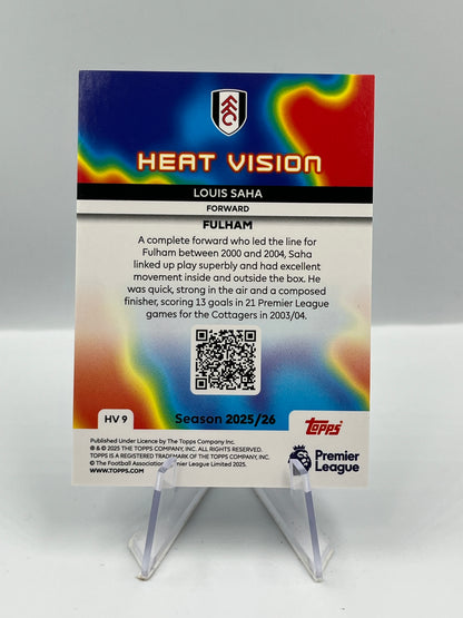 Topps Premier League 25/26 Louis Saha Fulham Heat Vision #HV-9
