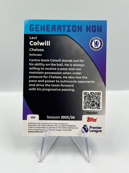 Topps Premier League 25/26 Levi Colwill Chelsea Generation Now 64/99 #106