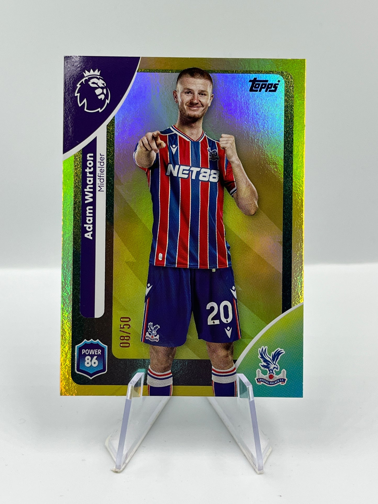 Topps Premier League 25/26 Adam Wharton Crystal Palace 08/50 #117
