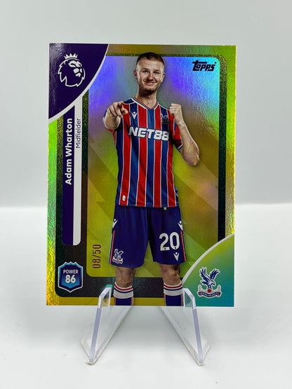 Topps Premier League 25/26 Adam Wharton Crystal Palace 08/50 #117